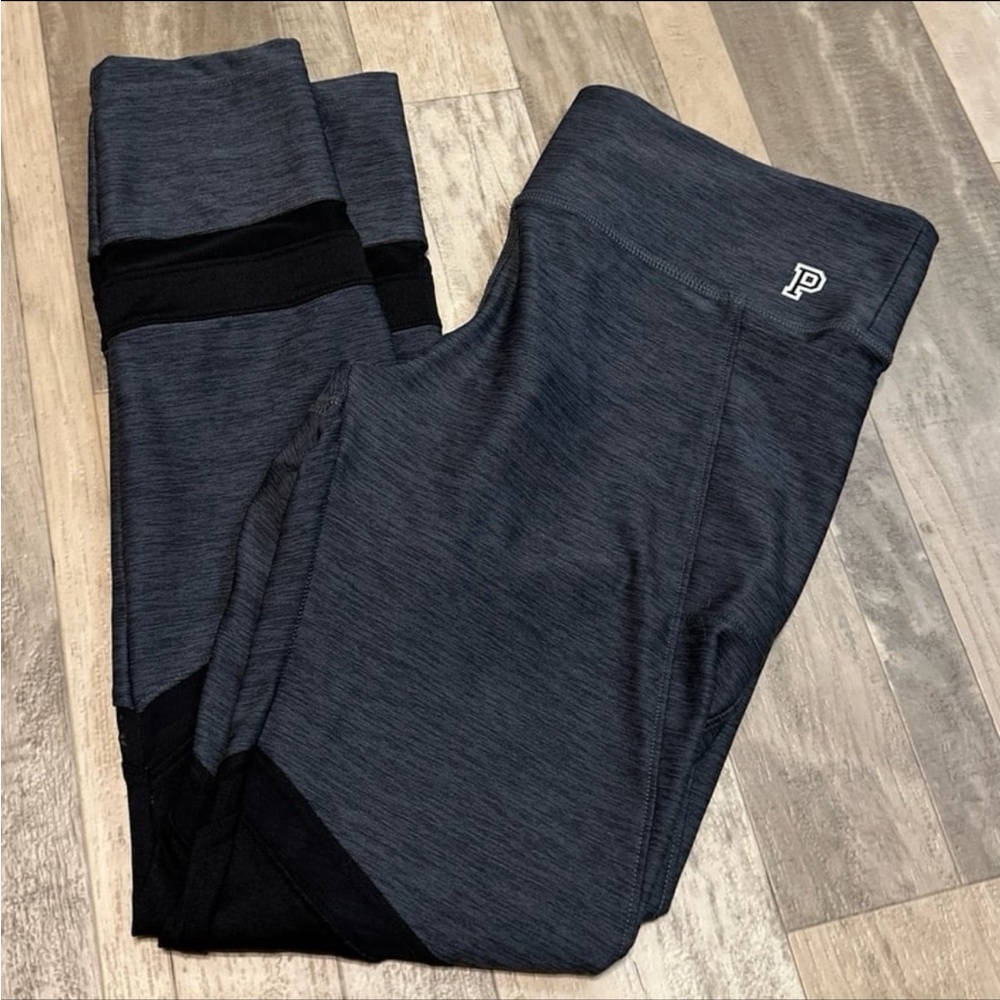 Victoria's Secret Black and Gray Leggings